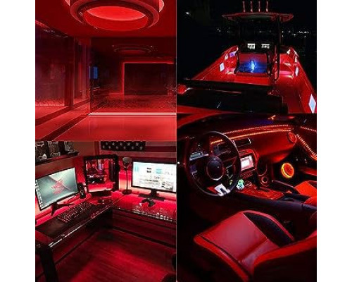 Светодиодная лента SMD 2835 120 диодов на метр IP20 красная