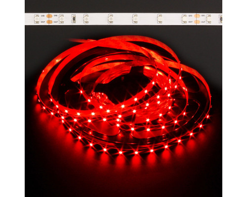 Светодиодная лента SMD 2835 120 диодов на метр IP20 красная