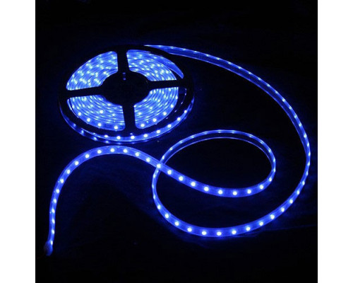 Светодиодная лента SMD 2835 120 диодов на метр IP20 синяя