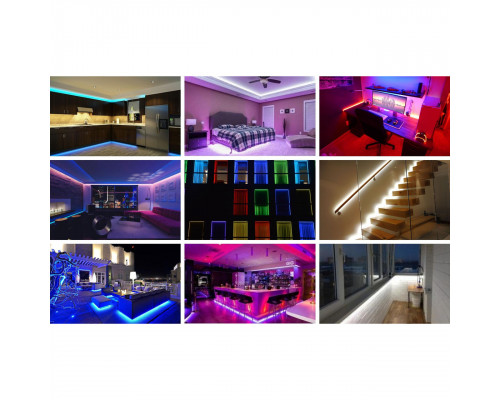 Лента RGB с возможностью регулировки цвета 14,4W/м без комплектующих 60LED/м IP65