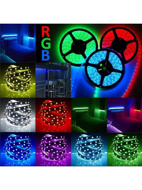 Лента RGB с возможностью регулировки цвета 14,4W/м без комплектующих 60LED/м IP65