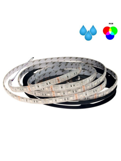 Лента RGB с возможностью регулировки цвета 14,4W/м без комплектующих 60LED/м IP65
