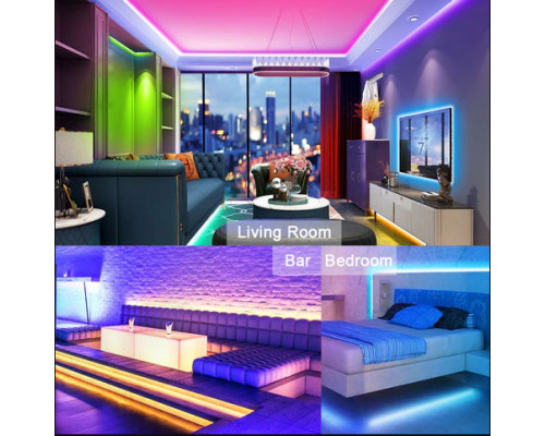 Лента RGB с возможностью регулировки цвета 14,4W/м без комплектующих 60LED/м IP65