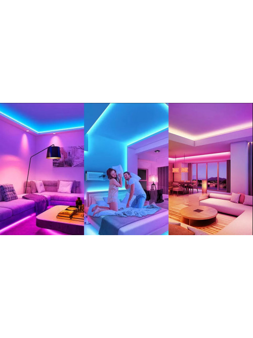 Лента RGB с возможностью регулировки цвета 14,4W/м без комплектующих 60LED/м IP65