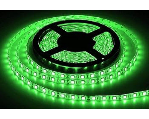 Светодиодная лента SMD 2835 120 диодов на метр IP20 зелёная