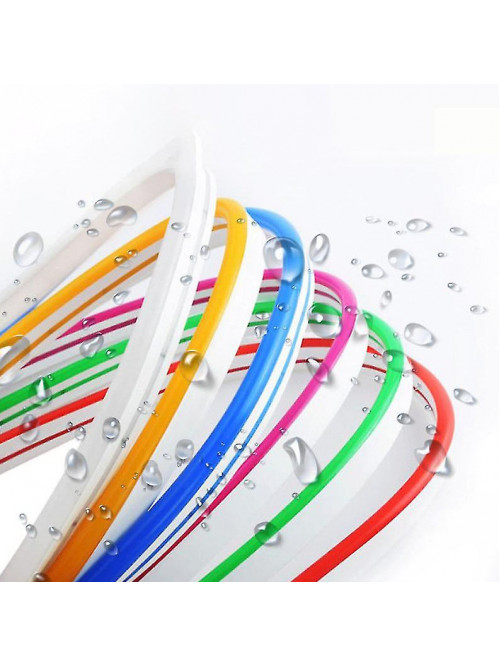 Неоновая светодиодная лента Синего цвета 5 метров Neon Flexible Strip Light