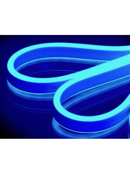 Неоновая светодиодная лента Синего цвета 5 метров Neon Flexible Strip Light