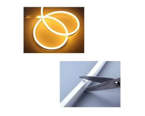 Неоновая светодиодная лента Синего цвета 5 метров Neon Flexible Strip Light