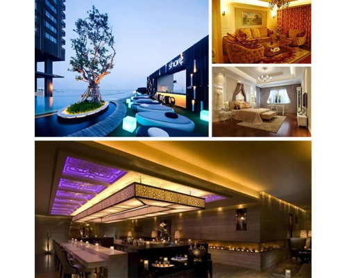 Лента RGB с возможностью регулировки цвета 14,4W/м без комплектующих 60LED/м IP20 ( 5 метров)