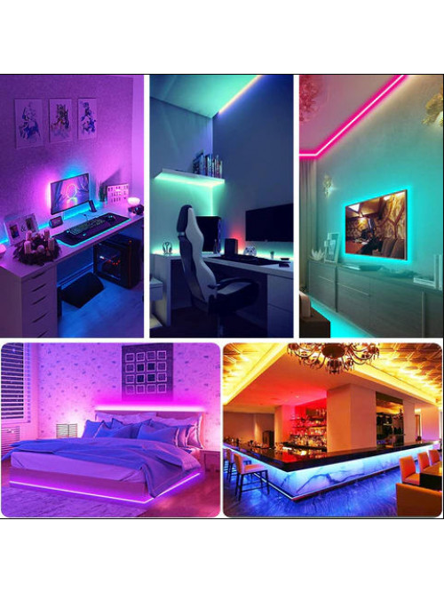 Лента RGB с возможностью регулировки цвета 14,4W/м без комплектующих 60LED/м IP20 ( 5 метров)