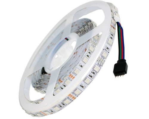 Лента RGB с возможностью регулировки цвета 14,4W/м без комплектующих 60LED/м IP20 ( 5 метров)