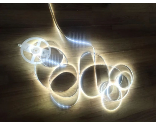 Яркая светодиодная лента 220В, 12 Вт/м, 2835, 10м, 1200 LED, 6500К Новинка!!!