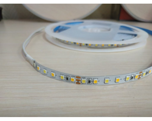 Bandă LED 2835/180 W+WW (2700K/6500K) IP20 12V 8W/m, 5m