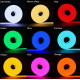 Неоновая светодиодная лента Зелёного цвета 5 метров Neon Flexible Strip Light