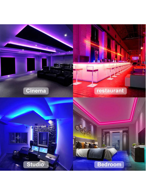 Светодиодная лента RGB 5050 с пультом, 5 м, 5 Вольт, USB, Bluetooth IP65