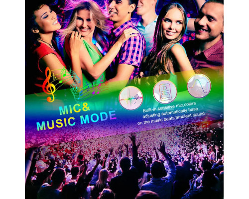 Светодиодная лента RGB 5050 с пультом, 5 м, 5 Вольт, USB, Bluetooth IP65