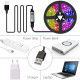 Светодиодная лента RGB 5050 с пультом, 5 м, 5 Вольт, USB, Bluetooth IP65