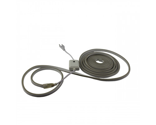 Цветной (6 цветный) двухсторонний светодиодный гибкий неон 5м с контроллером, 220 В