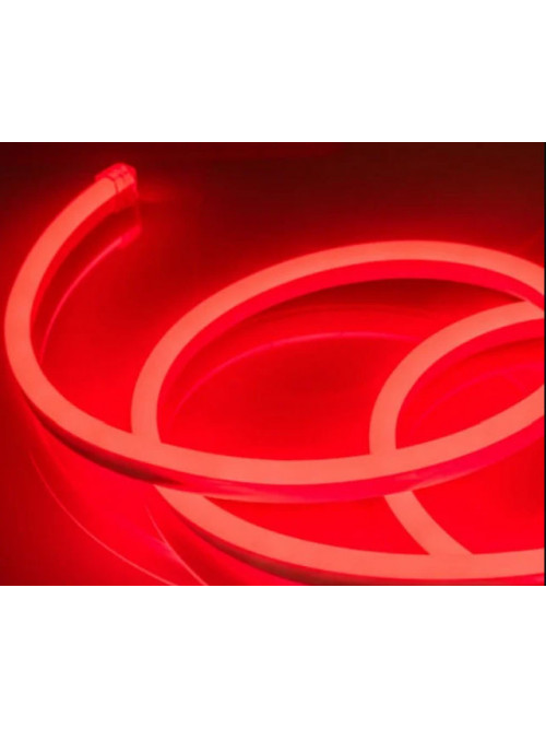 Неоновая светодиодная лента Красного цвета 5 метров Neon Flexible Strip Light