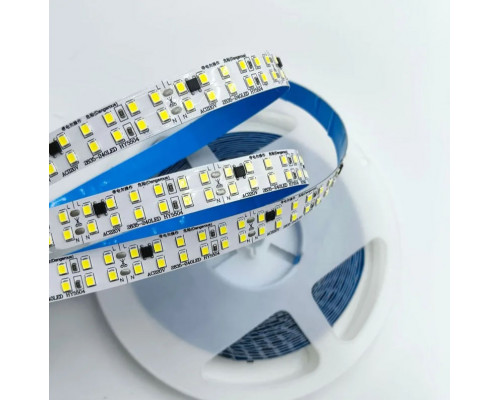 Bandă LED strălucitoare 220V, 22 W/m, 2835, 10m, 240 LED/m, 6500K Nou!!!