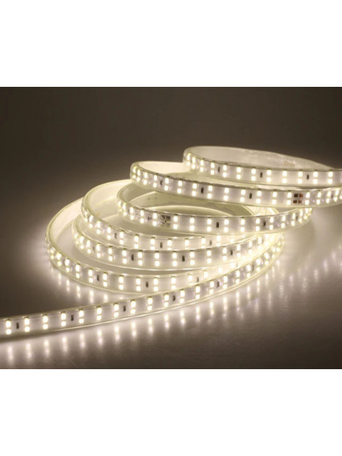 Яркая светодиодная лента 220В, 22 Вт/м, 2835, 10м, 240 LED/м, 6500К Новинка!!!