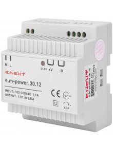 Блок питания на DIN-рейку e.m-power.30.12 30Вт, DC12В