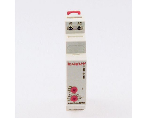 Реле времени (задержка на отключение 1 сек-10мин) e.control.t07m