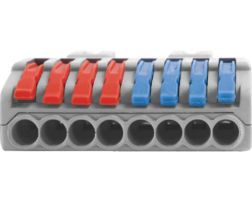 Клеммная колодка соединительная e.lc.pro.aw.uni.pl.2-8  (25 шт) с рычагом натиска универсальная
