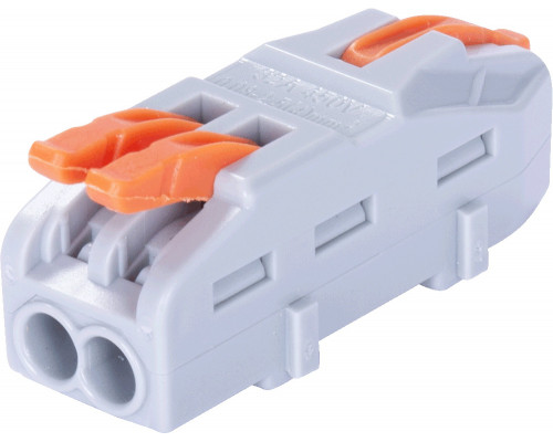 Клеммная колодка соединительная e.lc.pro.aw.uni.pl.1-2  (50шт) с рычагом натиска универсальная