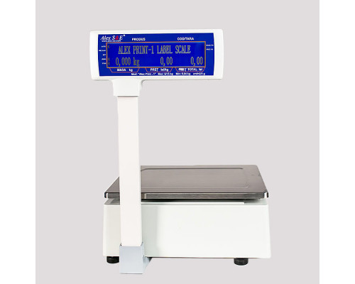 Весы с печатью этикетки AlexPrint