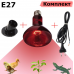 Lampa cu infrarosu pentru incalzirea pasarilor si animalelor 250W IKZK 220-250 R125 E27