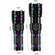 Фонарь NIGHT VISION FLUORESCENCE AK177-1 WHITE LASER LED PM60-TG, 4х18650, power bank, индикация заряда, ЗУ Type-C, zoom, 5 фильтров 
