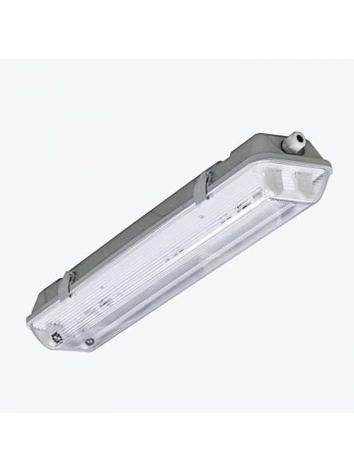 Светильник IP65 T8 PL-D 2x18W E люминесцентный PANLIGHT