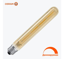 Светодиодная лампа филамент циллиндр OSRAM 1906L 35 CL 4.5Вт 400 Лм E27 2400K Диммер