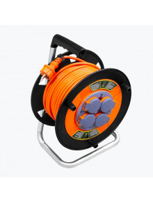 Удлинитель на катушке 4 гнезда 3x1.5 мм² 250V 35 метров  IP44