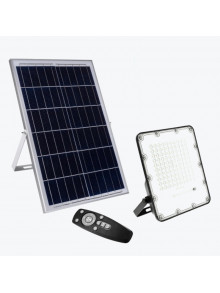 Светодиодный прожектор с солнечной батареей и пультом BRAVOS 150W 1500LM IP65 6400K LD-BRAVOS150W-64