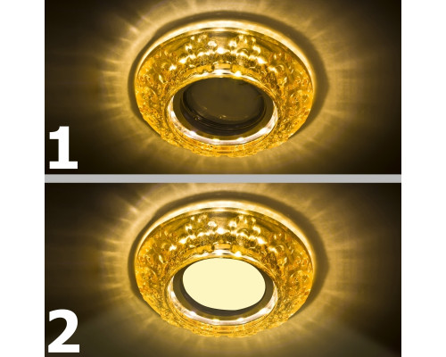 Встраиваемый светильник с подсветкой LED PL-100GC3W6