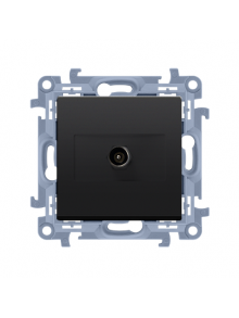 Priza unitara TV negru mat CAK1.01/49 SIMON 10