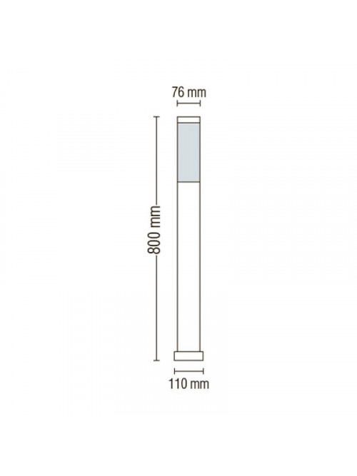 Садово-парковый светильник DEFNE-5 HL235 макс.60W IP44 230V E27 075-004-0005