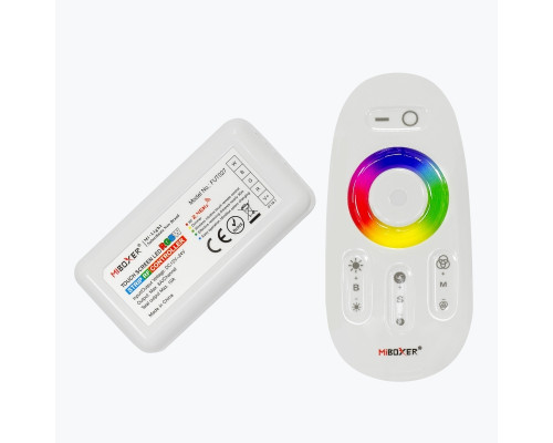 Контроллер для светодиодной ленты RGBW MI-Light 2.4GHz Touch-пульт DC12-24V 10A IP20 FUT-027 PANLIGHT