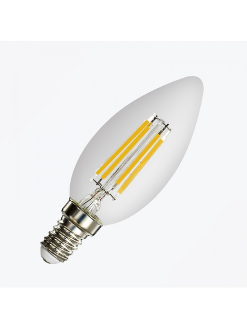 Светодиодная лампа филамент PANLIGHT C37 5Вт 520 Лм E14 2700K PL-CAF50142