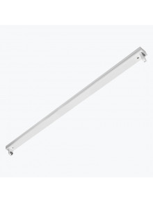 Светильник для светодиодной лампы G-TECH OSL SLIM-1X120 T8 LED-J G13 IP20 белый GT-OSL1120S-00