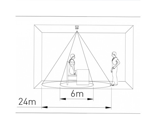 Датчик движения и присутствия CO-3 CR-CO3000-00