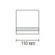Настенный светильник GARDENYA-1 уличный макс.35W IP44 230V GU10 075-010-0001