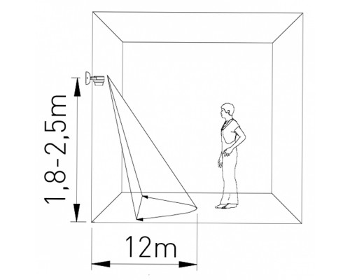Датчик движения и присутствия CO-3 CR-CO3000-00