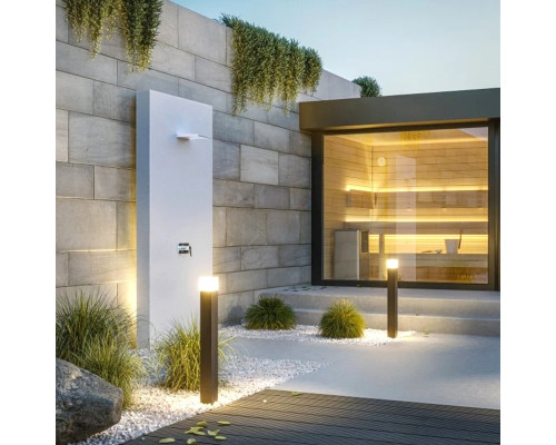 Садово-парковый светильник с датчиком движения LARGO-P PIR 50 max.15W E27 IP44 графит OS-LARGP40P-30