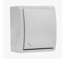 Intrerupator unitar cap scara exterior IP54 alb AQUA 1594201-030 SIMON 15