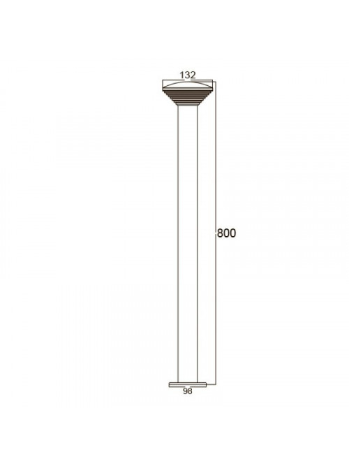 Садово-парковый светильник LED BAMBU-5 9W IP44 230V 4000K 076-016-0005
