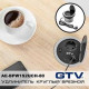 Розетка встраиваемая 1-местная с заземлением 2xUSB серебристая GTV CHARGER AE-BPW1S2UCH-80