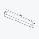 Светильник Linear на магнитную шину черный 10Вт,4000K,DC48V,230MM PANLIGHT ULTRA SLIM PL-10MTB-BK